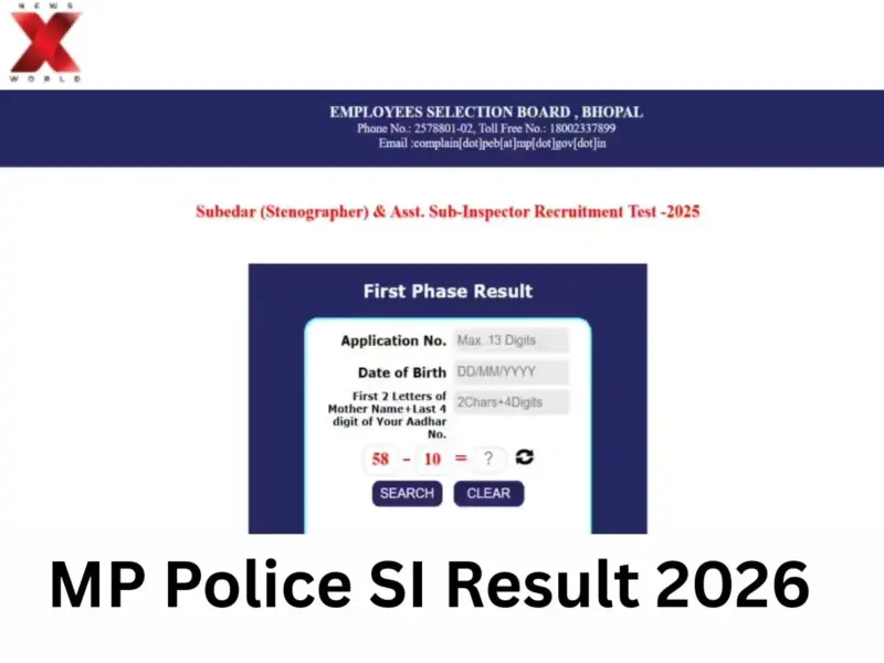 MP Police SI Result 2026 Out on esb.mp.gov.in: Download Merit List, And Scorecard Here
