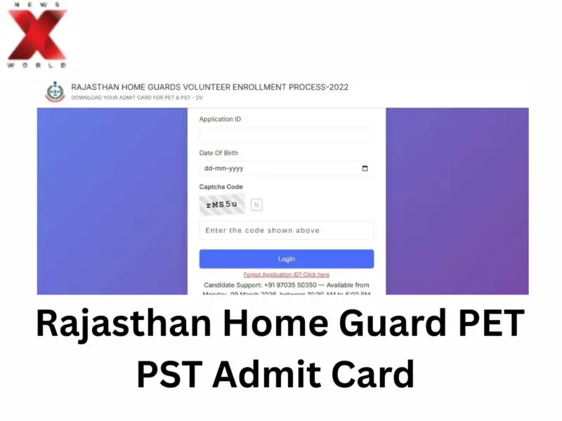 Rajasthan Home Guard PET PST Admit Card 2026 OUT: Check Download Steps Here