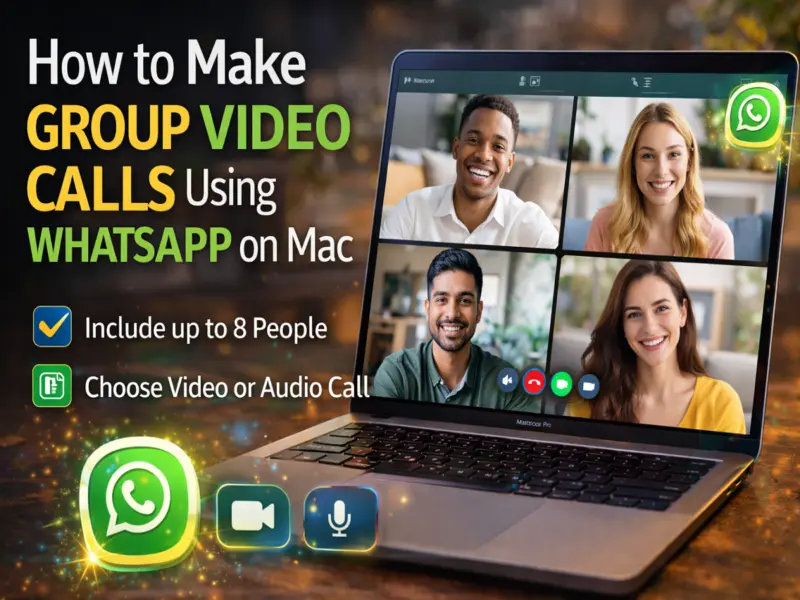 WhatsApp Mac Guide: How to Start Group Video and Audio Calls on macOS