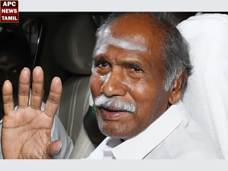 எப்போது பதவி ஏற்பது? என உத்தரவு கேட்பதற்காக சேலம் புறப்பட்டார் முதல்வர் ரங்கசாமி