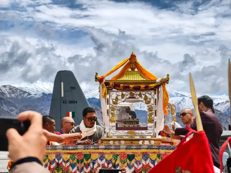 The Tathagata Buddha Relics Sacred Exposition in Ladakh