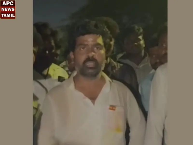 ராயபுரம்: இரண்டு கார்கள் திடீரென்று தீப்பற்றி எரிந்தது - தவெக வேட்பாளர் தாமு நேரில் ஆய்வு