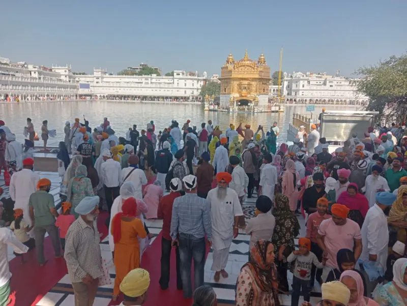 Global Sikhs gather at Golden Temple for auspicious Khalsa Sajna Diwas