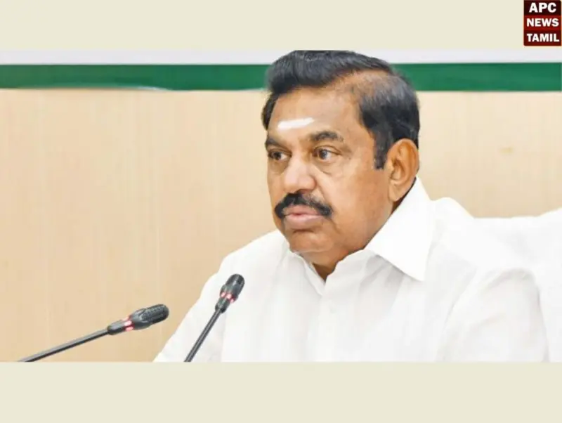 பதநீர் இறக்கிய தொழிலாளி மீது துப்பாக்கிச் சூடு நடத்தியது கடுமையாக கண்டித்தக்கது - எடப்பாடி