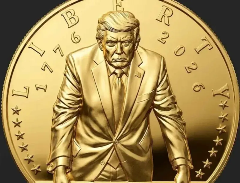Trump's Face on a US Coin? 24-Karat Gold Design Raises Legal Questions and 'Julius Caesar' Comparisons