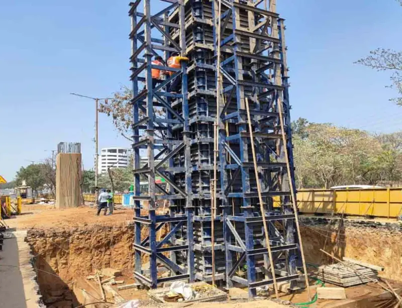 Cyberabad police issue traffic diversions at IIIT Junction for flyover works for one year