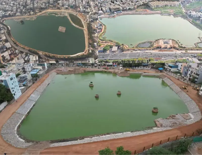 HYDRAA readies three more lakes after Bathukamma Kunta