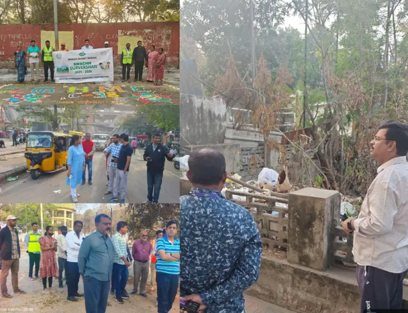 GHMC intensifies early morning inspections across three zones