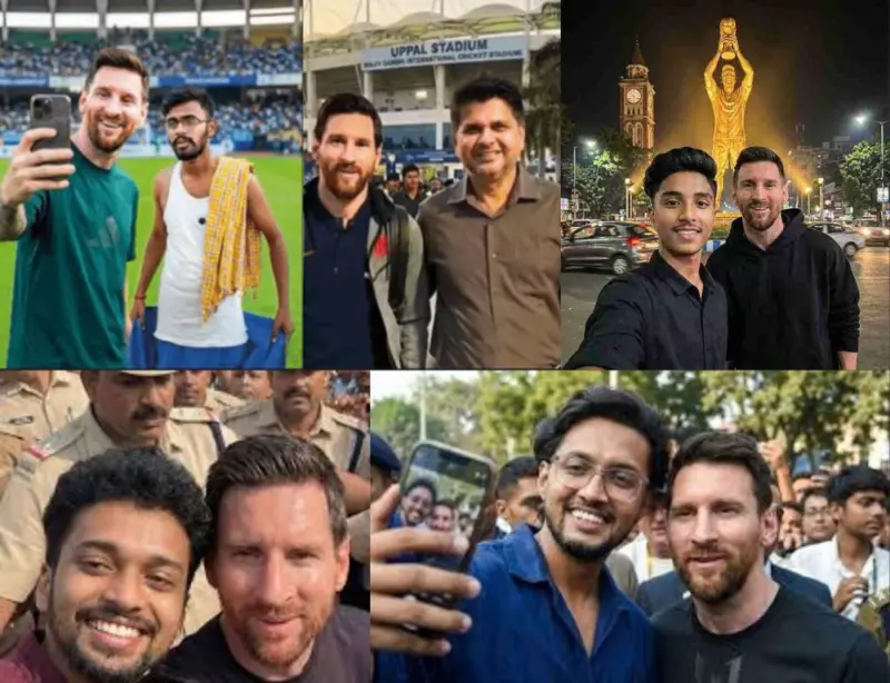 Messi selfies flood social media as AI blurs real, fake during India tour