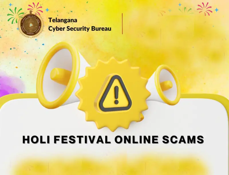 TGCSB warns of surge in online scams during Holi festivities