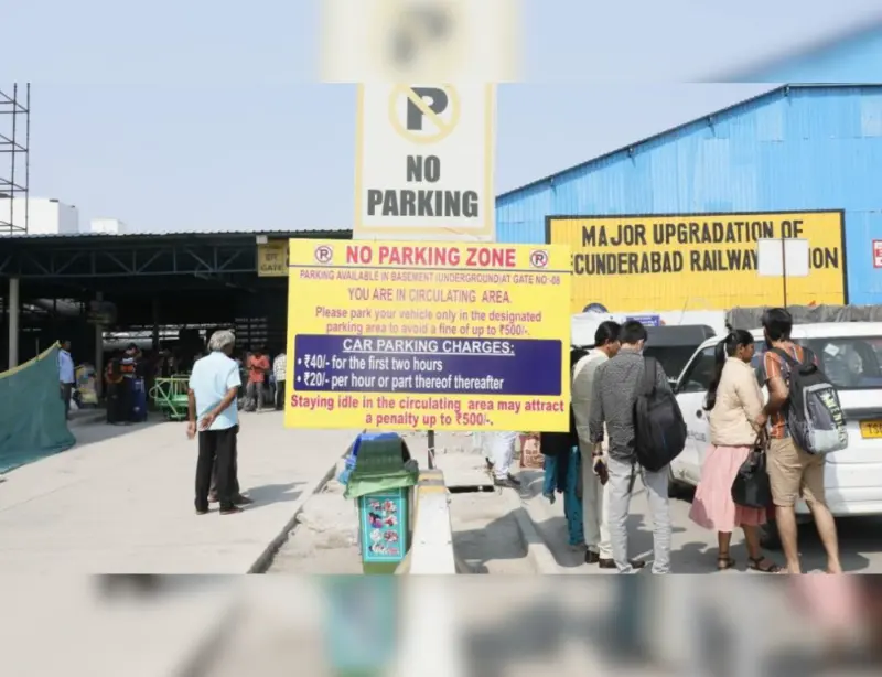 Secunderabad Railway Station changes parking arrangements for vehicles