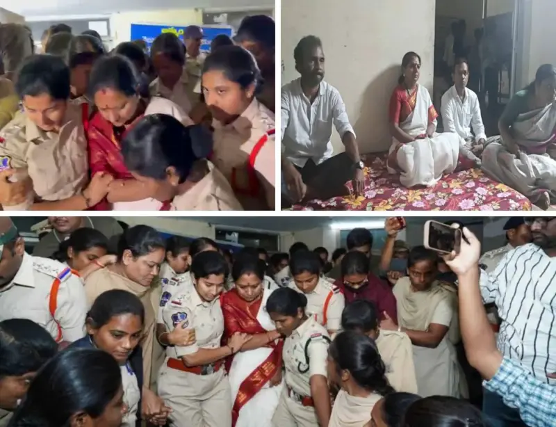 K Kavitha arrested over Velugumatla eviction protest