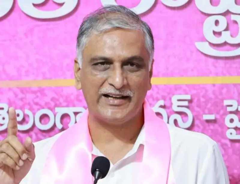 Harish Rao targets Revanth Reddy over river water remarks