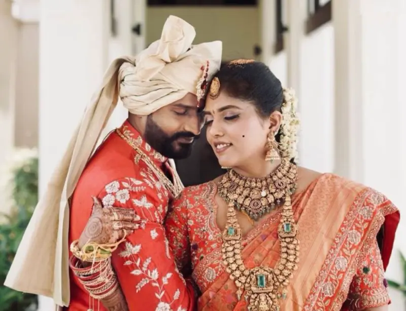 MLC Balmoor Venkat marries Induja Gaddam