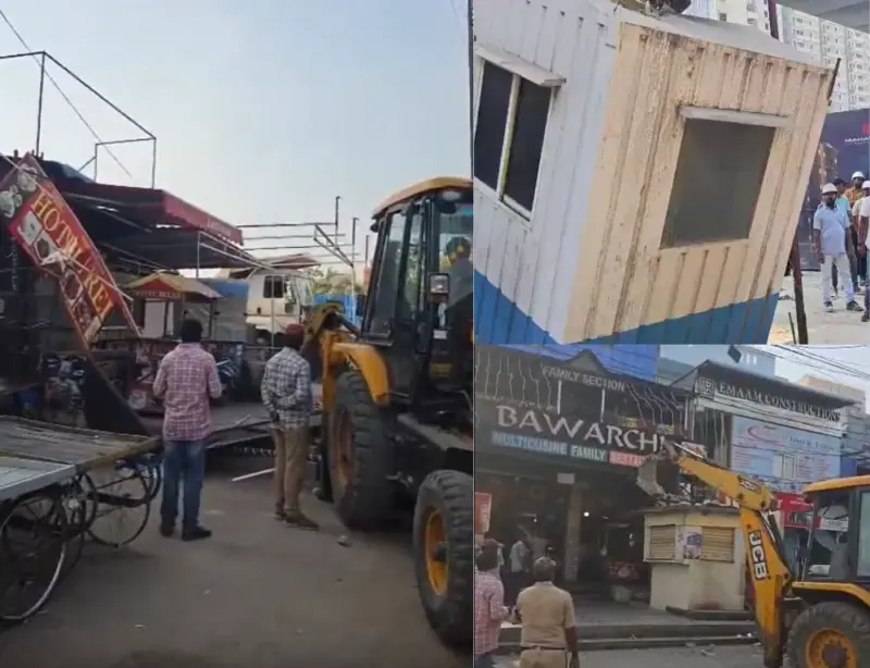 GHMC launches citywide drive to clear footpath encroachments in Hyderabad