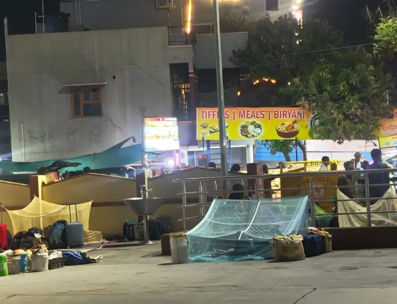 Travel nightmare: Mosquito menace haunts Charlapalli railway station