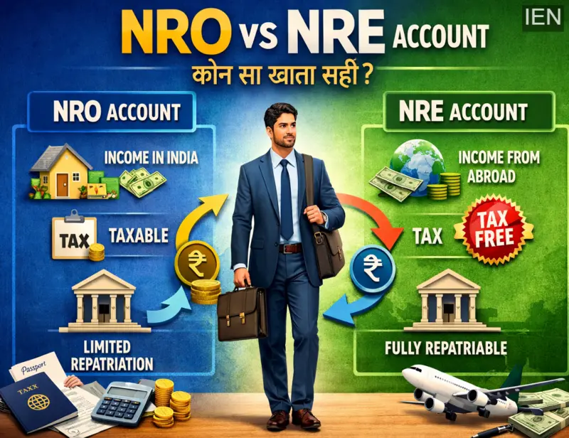 NRO vs NRE Account: Which Bank Account Is Better for NRIs? Tax, Transfers and Key Differences Explained