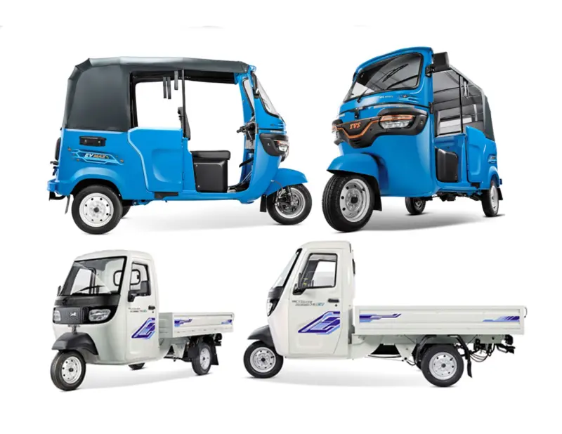 TVS Motor Sells 18,000 e-3-wheelers in 11 Months, Posts New high in November | Autocar Professional