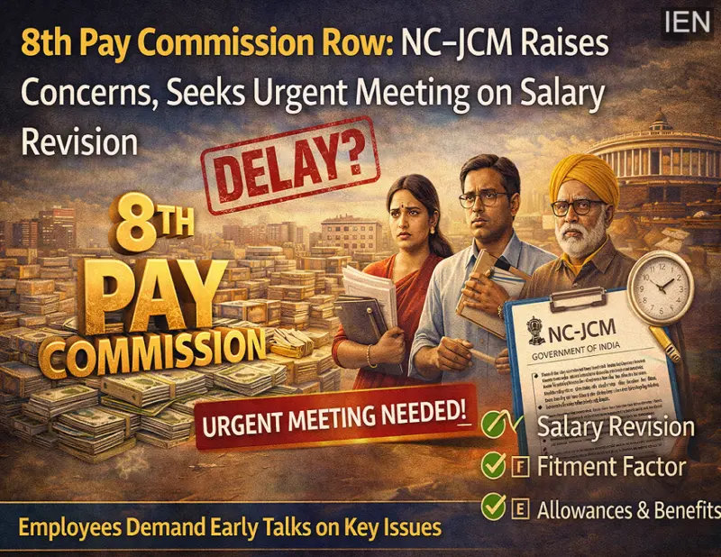 8th Pay Commission Row: NC-JCM Raises Concerns, Seeks Urgent Meeting on Salary Revision