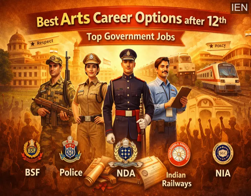 Top Government Career Options After 12th Arts: High Respect, Stable Income and Strong Future