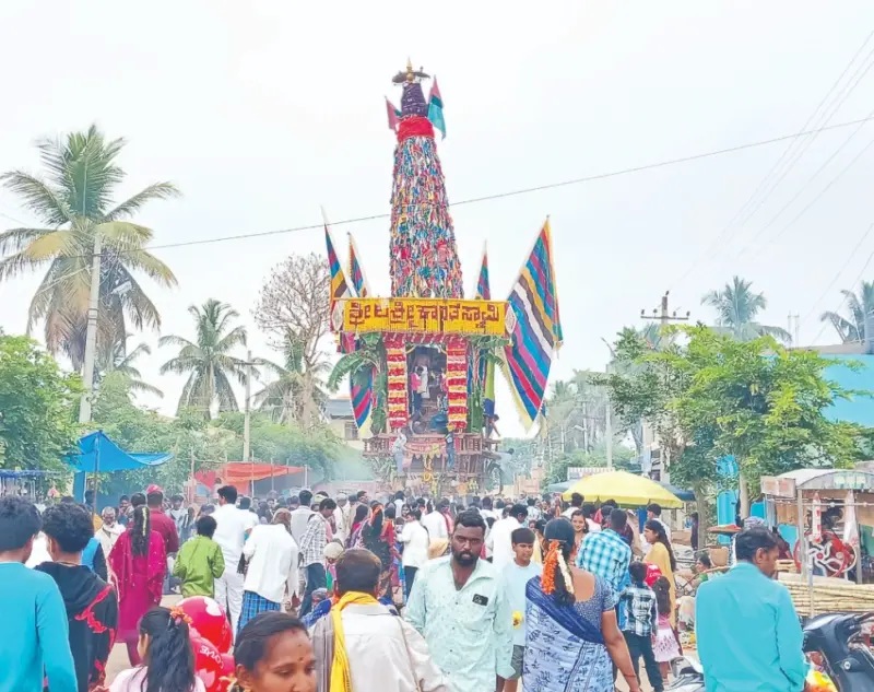 ವಿಜೃಂಭಣೆಯ ಲಕ್ಷ್ಮೀಕಾಂತಸ್ವಾಮಿ ಬ್ರಹ್ಮರಥೋತ್ಸವ