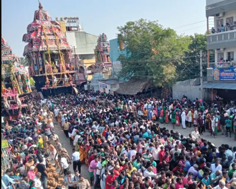 திருச்செந்தூர் முருகன் கோவில் மாசி தேரோட்டம் கோலாகலம்!