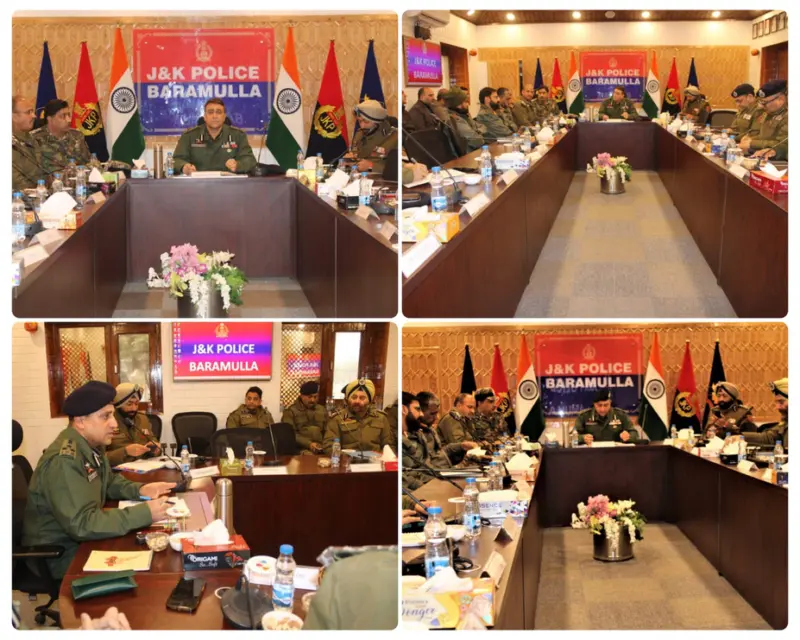 DIG NKR Chairs High Level Multi Agency Security Review Ahead of Republic Day Celebrations.