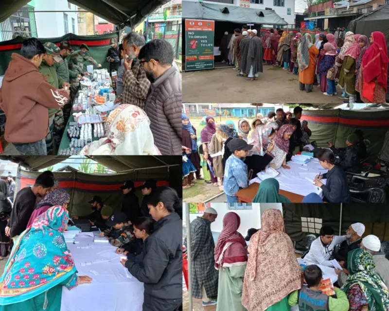 Free Medical Camp held at GHSS Mantrigram Bandipora