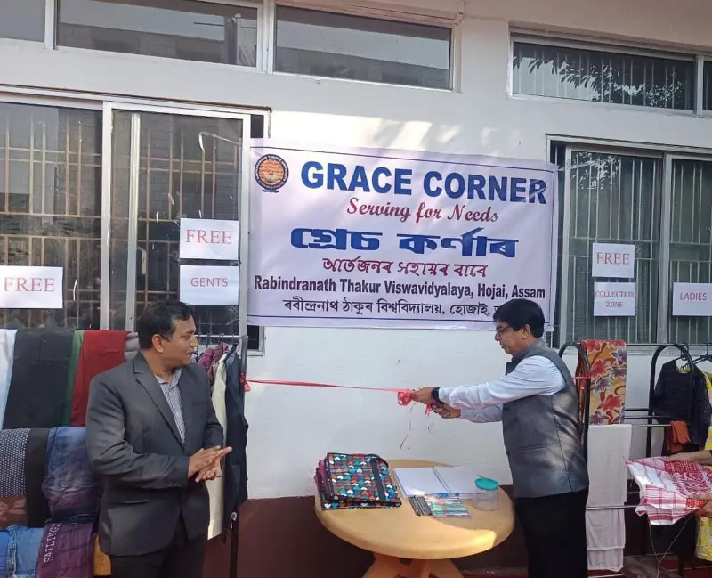 Assam: Grace Corner inaugurated at Rabindranath Tagore University, Hojai