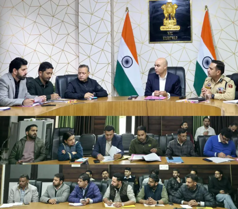 DC Kishtwar Calls for intensive crackdown on perpetrators of drug abuse