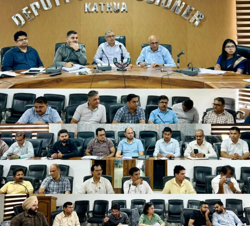 DC Kathua discusses District Annual Plan for current fiscal year