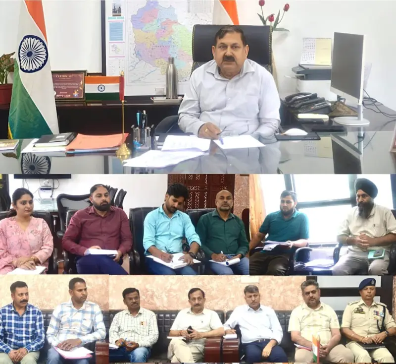 DC Poonch chairs District Telecom Committee meeting