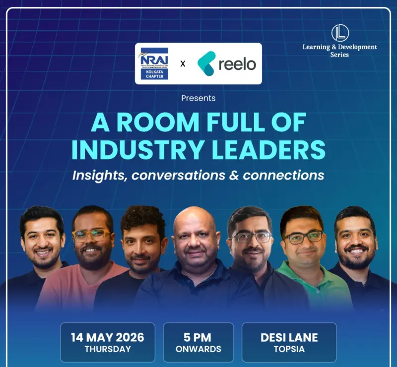 NRAI & Reelo to host Kolkata Session on Sustainable Restaurant Growth Beyond Discounts & Aggregators