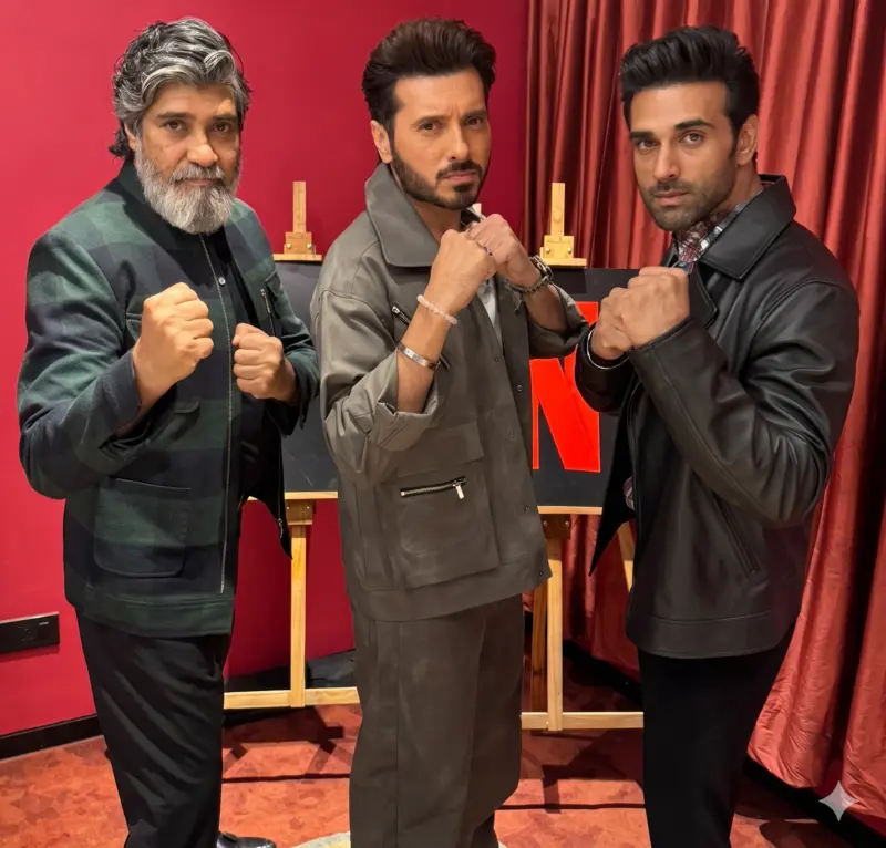 Suvinder Vicky, Divyenndu & Pulkit Samrat visit Chandigarh for the trailer launch of Netflix series, Glory