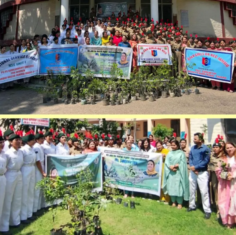 Colleges across Jammu Division conduct Plantation Drive
