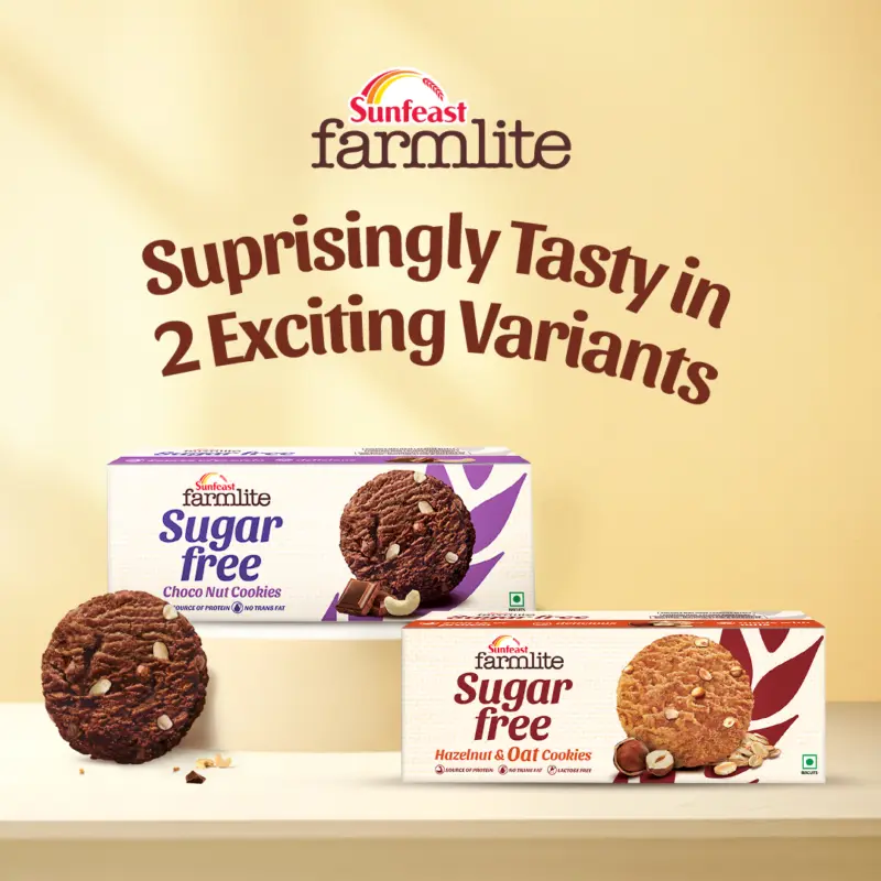 ITC Sunfeast Farmlite introduces Sugar Free Cookies for Mindful Snacking