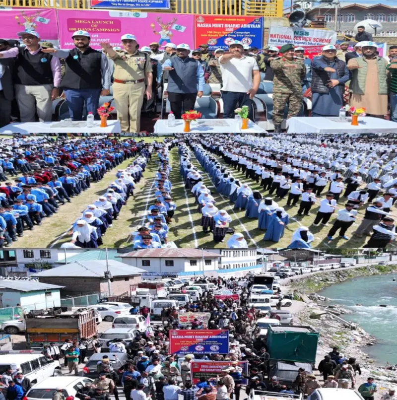 District Admin Kupwara organizes Pad Yatras across district