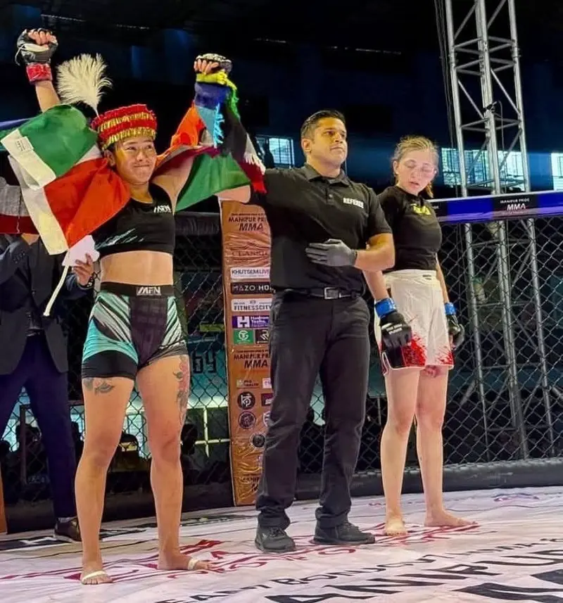 Manipur CM Congratulates Jojo Rajkumari on MMA Win