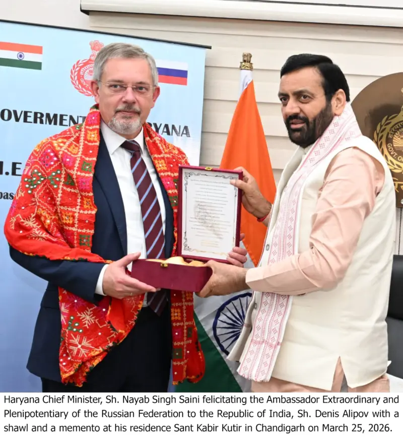 CM meets Russian envoy to boost trade, cooperation
