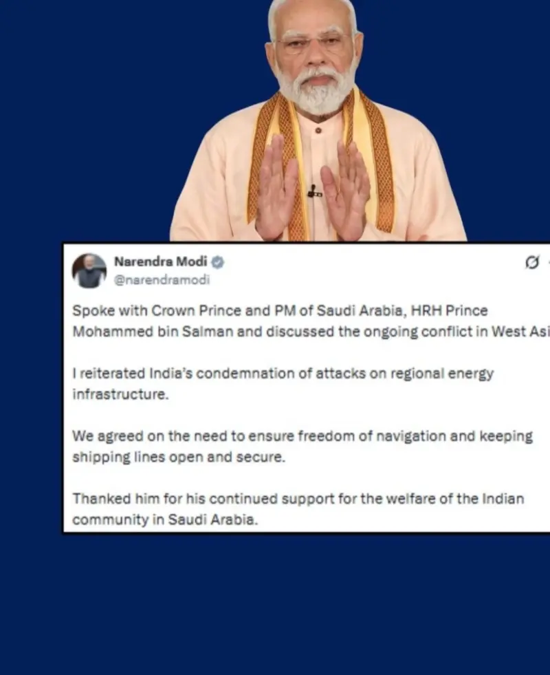 సౌదీ యువరాజుతో ప్రధాని మోదీ ఫోన్ సంభాషణ