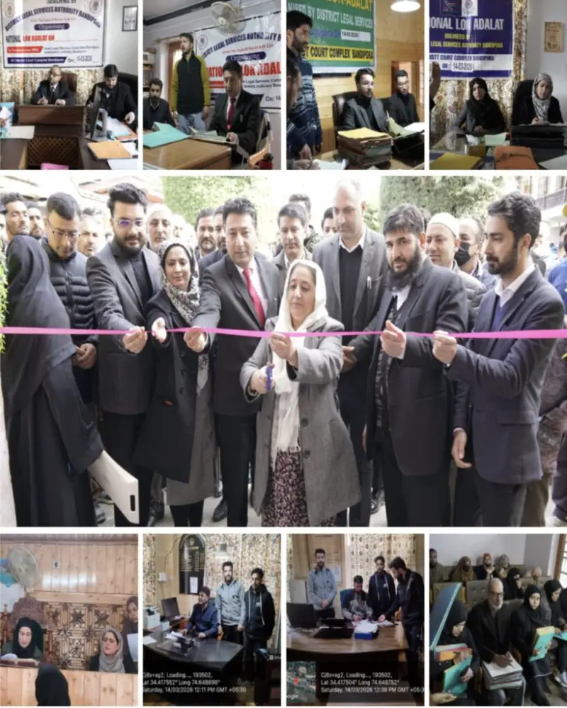 DLSA Bandipora conducts 1st National Lok Adalat for year 2026
