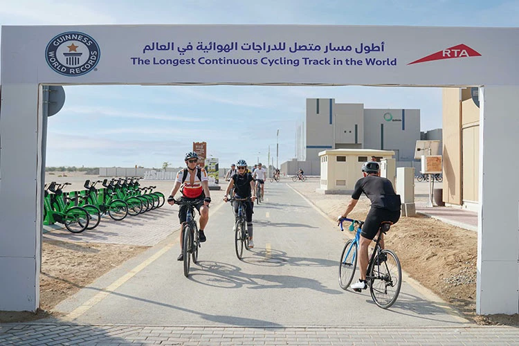 Guinness declares Al Qudra Cycling Track the longest continuous cycling path in the world People News Time