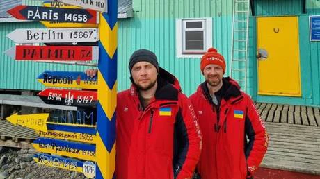 Ukrainians give neo-Nazi facelift to signpost in Antarctica People News Time
