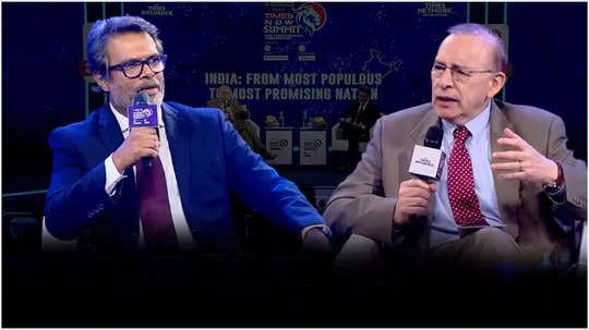 India's demographic potential: Can it really drive growth? Economist Augusto Lopez-Claros in conversation with MK Anand at Times Now Summit 2022 People News Time