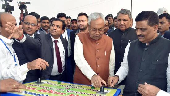 Nitish inaugurates Ganga water supply project for southern Bihar People News Time