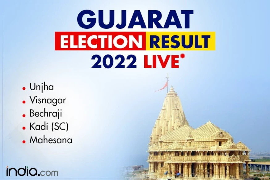 Gujarat Assembly Election Result 2022 LIVE: Counting of Unjha, Visnagar, Bechraji, Kadi (SC), Mahesana to Begin At 8 AM | Election News People News Time
