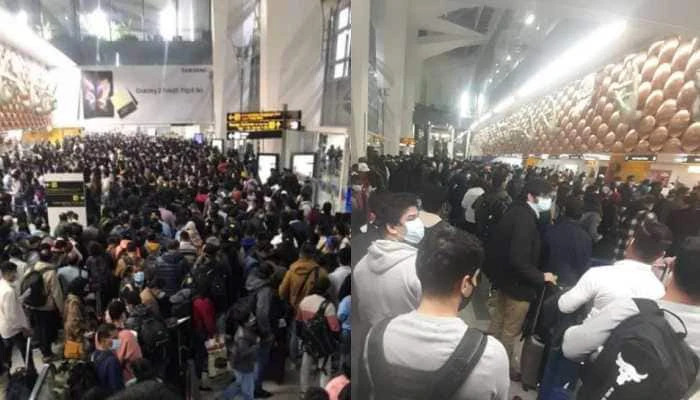 Aviation Minister promises action after passengers complain CHAOS at Delhi International Airport People News Time
