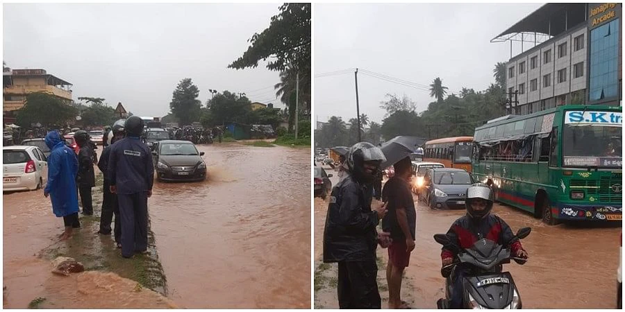 ಮಂಗಳೂರು ಸೇರಿ ದಕ್ಷಿಣ ಕನ್ನಡ ಜಿಲ್ಲೆಯಾದ್ಯಂತ ಧಾರಾಕಾರ ಮಳೆ, ಶಾಲಾ-ಕಾಲೇಜುಗಳಿಗೆ ರಜೆ ಘೋಷಣೆ