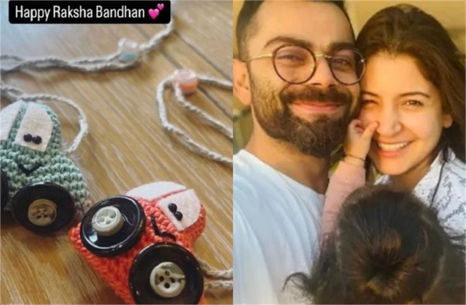 Anushka Sharma ने शेयर की अपने बच्चों के पहले रक्षाबंधन की तस्वीर, वामिका ने बांधी अपने भाई को खूबसूरत राखी